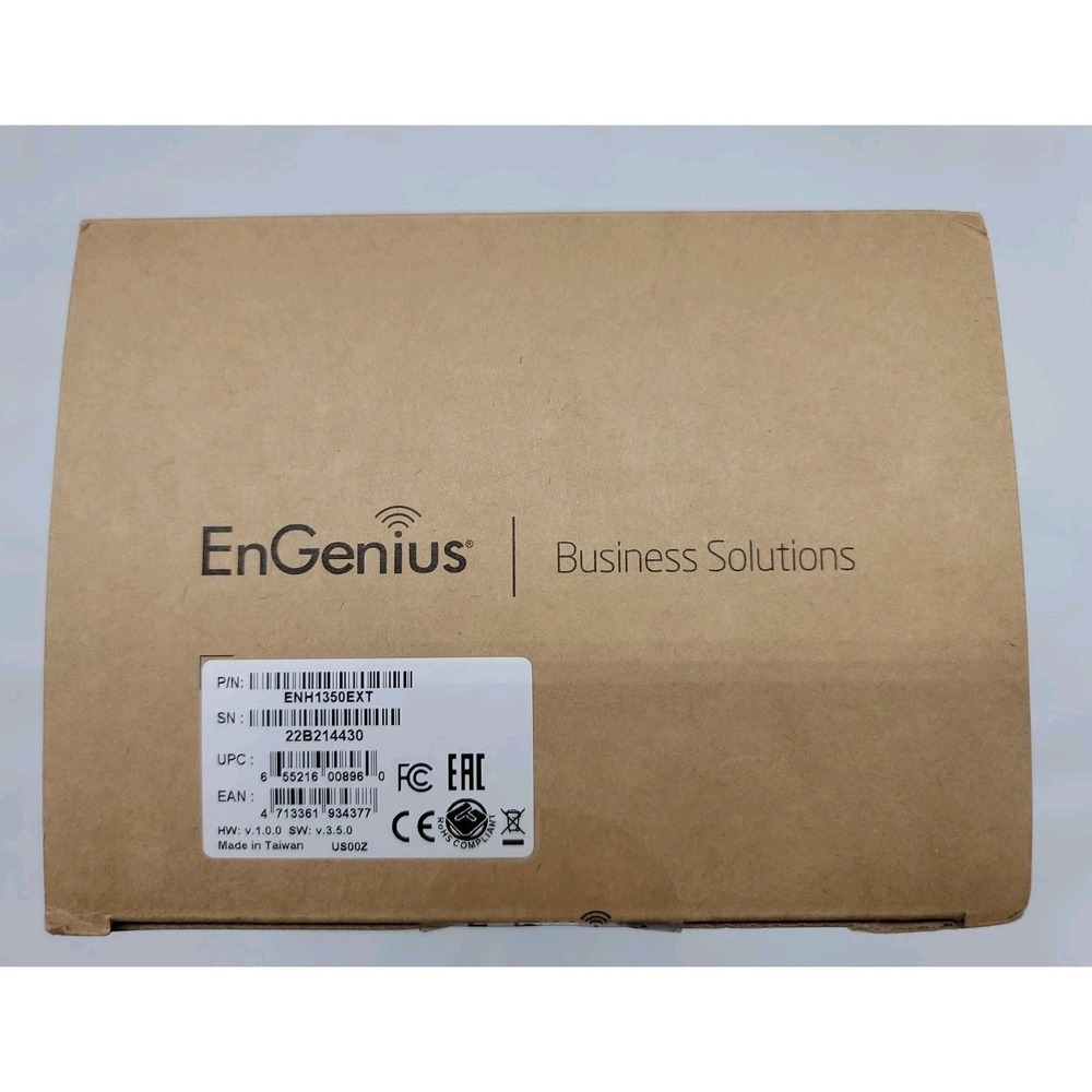 EnGenius ENH1350EXT Wi-Fi 5 Wave 2 AC1300 Outdoor Wireless Access Point New Box!